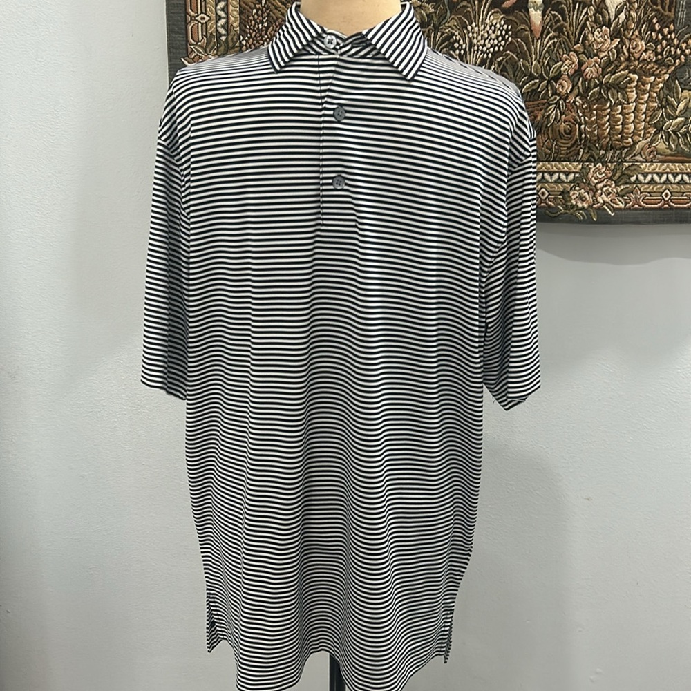 Foot Joy Striped Polo Short Sleeve Shirt. Boyz & Girls Club of East Texas. SizeM